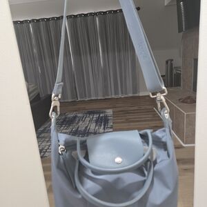 Longchamp Light Blue Crossbody Bag